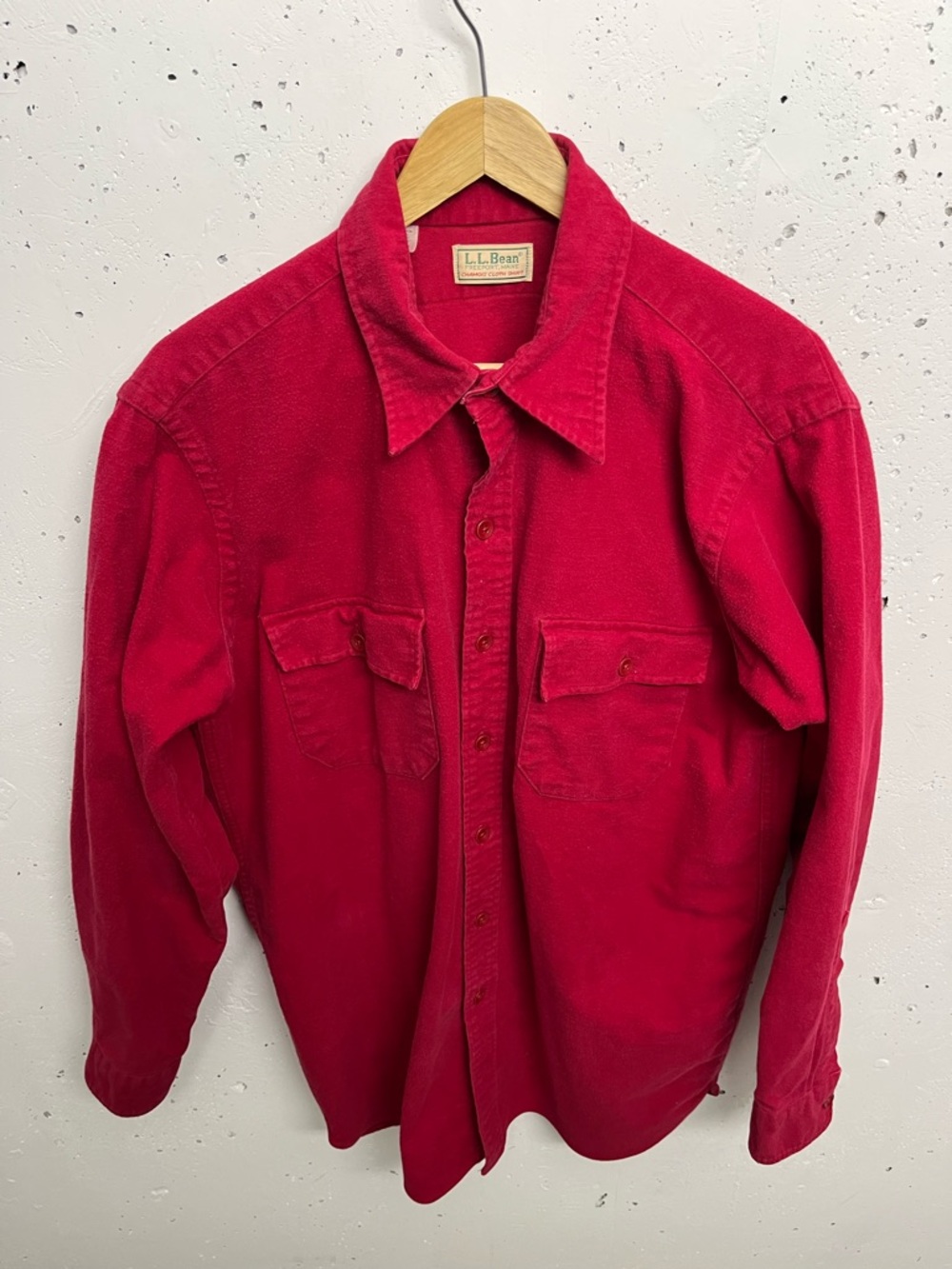 Vintage LL Bean chamois button up shirt